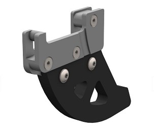 CROSSPRO zaštita kočionog diska aluminijum + DTC nazad odgovara za: KTM SX/EXC/EXCF/SXF '04-, HUSQVARNA FE/FX/TE/TX/TC/FC '14-, GASGAS 21-, boja crna