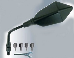 FAR RETROVIZOR LEVO KAWASAKI SA 750/1000 (SA KOMPLETEM ADAPTERA) (KOMPLET ZA FAR6814)