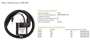 DZE KALEM PALJENJA HONDA XLR 125, XL 125S; XR 125 (30500-KRH-305)