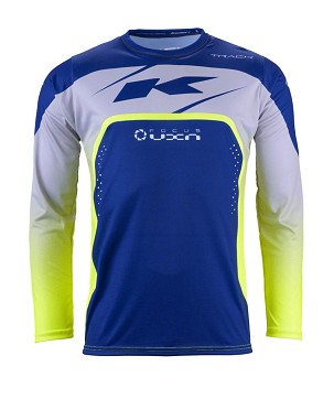 KENNY RACING MAJICA CROSS/ENDURO MODEL TRACK FOCUS NAVY BOJA PLAVA/SIVA/ŽUTA VELIČINA XXXL