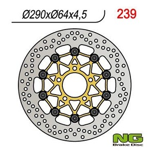 NG PREDNJI KOČIONI DISK SUZUKI GSX600/750F, GSF600 '95-'04, SV650 '99-'02 (290x64x4,5) PLIVAJUĆI (ZLATNI CENTAR)