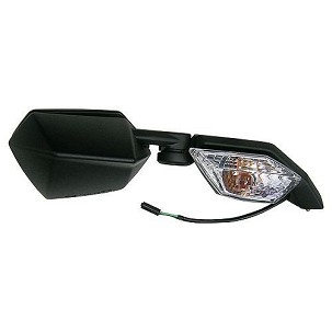 EMGO RETROVIZOR KAWASAKI ZX-10R '08-'10 DESNO (OEM: 56001-0103) BOJA CRNA (TIP ORIGINALA) (HOMOLOGACIJA)
