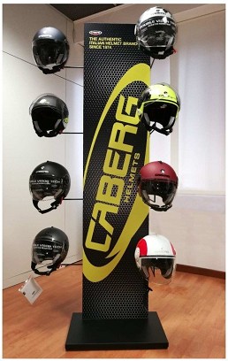 CABERG MATERIJAL PROMO STALAK (DISPLAY) NA 8 KACIGA CABERG