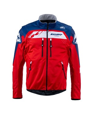 KENNY RACING JAKNA ADVENTURE/ENDURO MODEL SOFTSHELL RED BOJA CRVENA/PLAVA/BELA VELIČINA XXL