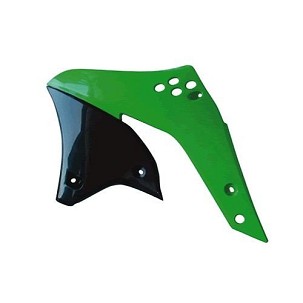 RACETECH (RTECH) ŠTITNICI HLADNJAKA KAWASAKI KXF 250 (06-08) BOJA ZELENA OEM (CVKXFVE0026) (KA03767026)