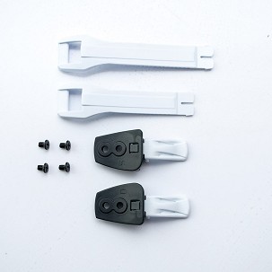 GAERNE REZERVNI DELOVI KOPČA ZA ČIZAMA SG-J KOMPLET BOJA CRNA/BELA