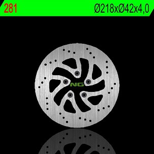 NG DISK KOČIONI PREDNJI ITALJET JACKPOT 125 01, JUPITER 125 02, MILLENIUM 125 00-02 (5X6,5MM)