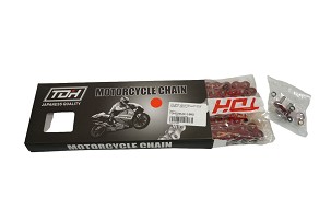 TDH LANAC POGONSKI 520UX-118 (118 KARIKA) X-RING ZA 750CCM (ZA 60KM) BOJA CRVENA (520/118)