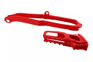 POLISPORT RASPRODAJA VOĐICA I KLIZAČ LANCA (KOMPLET) HONDA CRF 250R '10; CRF 450R '09-'10 BOJA CRVENA