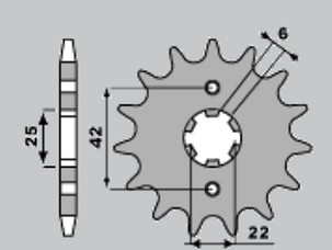PBR RASPRODAJA LANČANIK PREDNJA 278 15 18NC (LANAC 530) (MADE IN ITALY)