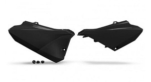 UFO ZADNJE BOČNE PLASTIKE YAMAHA YZ 85 '22-'26, BOJA CRNA