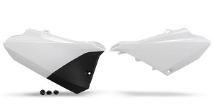 UFO ZADNJE BOČNE PLASTIKE YAMAHA YZ 85 '22-'26, BOJA BELA