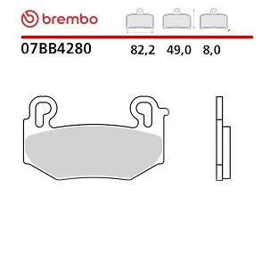 BREMBO 2026/06 KOČIONE PLOČICE KH779 ROAD / OFF ROAD GENUINE SINTER (SINTEROVANI METAL OEM MEŠAVINA) BMW R 1300 GS / ADV / R / RS / RT '23-'26