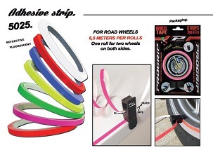 PROGRIP DEKORATIVNA TRAKA ZA FELNE (SA APLIKATOROM) BOJA ŽUTA FLUO (6,2 M) (PG5025YEL) (5025-164)