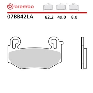 BREMBO 2026/06 KOČIONE PLOČICE KH779 ROAD SINTER LA (SINTEROVANI METAL) (ECE R90) BMW R 1300 GS / ADV / R / RS / RT '23-'26