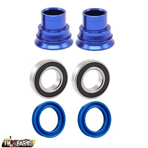 FM-PARTS LEŽAJEVI TOČKA ZADNJEG SA SEMERINZIMA I ČAURAMI KTM / HUSQVARNA / GAS GAS '03-'23 (OSOVINA 20MM) BOJA PLAVA
