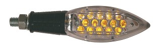 FAR KOMPLET MIGAVACA HOMOLOGOVANCH LED (2KOM.) ALUMINIUM BOJA CRNA (DUGE - 86MM)