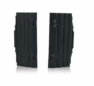 UFO ŠTITNICI HLADNJAKA (KRATKI) KTM SXF 250-350-450 16-18; SX 125-150 16-18; SX 250 17-18; KTM EXC-EXCF 250-350-450-400 17-19; HUSQVARNA FC 125 '16-'18, TC 125 '16-'18, TC 250 '17-'18, TE / TX / FE 250 / 350 / 450 '17-'19 BOJA CRNA