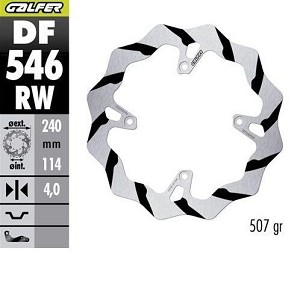 GALFER ZADNJI DISK KOČNICE DUCATI DESMO 450MX '24-'26 (240x114x4mm) W GROOVED ENDURO MX