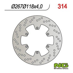 NG DISK KOČIONI PREDNJI YAMAHA TT 600R (98-07) (267x118x4) (TTR600, TT600)
