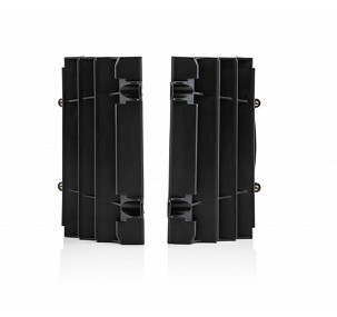 UFO ŠTITNICI HLADNJAKA (KRATKI) KTM SX / SXF 125 / 250 '19-'22, EXC / EXCF 250 / 350 / 450 '20-'22, HUSQVARNA TC / FC 125 / 250 '19-'22, TE / TX / FE 250 / 350 / 450 '20-'22 BOJA CRNA