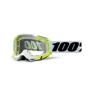 100 PERCENT NAOČARE ACCURI 2 DUNDER - CLEAR LENS - BOJA BELA/CRNA/ZELENA VIZIR PROVIDNA