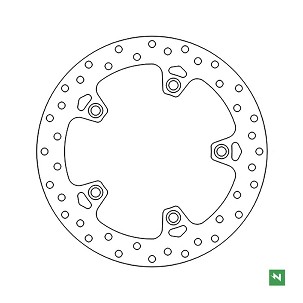 NEWFREN DISK KOČIONI ZADNJI BMW F 650GS 800/ K1200/ R1200 (265X136X4,5) (5X10MM)