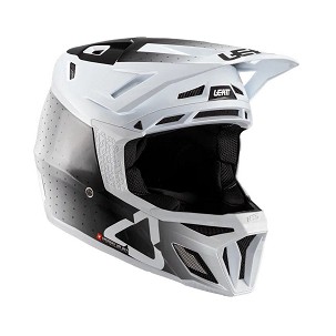 LEATT KACIGA BICIKLISTIČKI MTB GRAVITY 8.0 V24 HELMET WHITE BOJA BELA/CRNA VELIČINA L (59-60 cm)