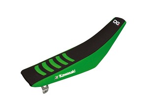 BLACKBIRD NAVLAKA / PRESVLAKA NA SEDIŠTE KAWASAKI KXF 250 '21-'23, KXF 450 '19-'23 DOUBLE GRIP 3 BOJA ZELENA CRNA