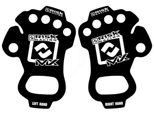 RISK RACING PALM PROTECTORS ŠTITNIK DLANA PRZECIWODCISKOWA BOJA CRNA VELIČINA L