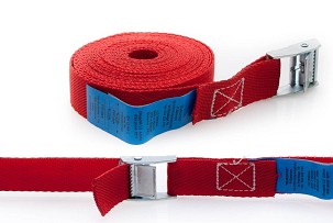 BIKETEC PAS TRANSPORTSKI 25MM/4MB SA KOPČOM SAMOSTEZAJUĆU BOJA CRVENA (HOMOLOGACIJA)