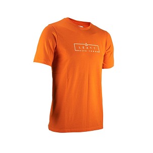 LEATT MAJICA T-SHIRT CORE FLAME BOJA NARANDŽASTA VELIČINA S
