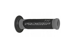 PROGRIP 2026/04 RUČKE PG732 ROAD (22+25MM, DUŽ.125MM) BOJA SIVA/CRNA OTVORENE (OPEN END) (DVOKOMPONENTNE) (732-187)