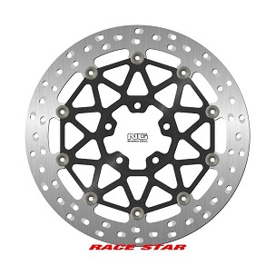NG DISK KOČIONI PREDNJI RACE STAR PREMIUM KAWASAKI ZX 10R SE ABS '19-20, ZX 10RR ABS '17-24 (330X70X5MM) (5X10,25MM) PLUTAJUĆI (SREDINA ALUMINIJUMSKA, POLEPSZONE HLAĐENJE)