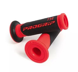 PROGRIP 2026/04 RUČKE PG732 ROAD (22+25MM, DUŽ.125MM) BOJA CRVENA/CRNA OTVORENE (OPEN END) (DVOKOMPONENTNE) (732-149)