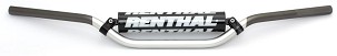 RENTHAL VOLAN 7/8 CALA (22MM) MX HANDLEBAR SILVER/GREY VILLOPOTO / STEWART PADDED BOJA SREBRNA/SIVA SA SUNĐEROM