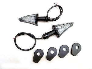 FAR KOMPLET MIGAVACA HOMOLOGOVANCH VIPER (2KOM.) LED BOJA CRNA