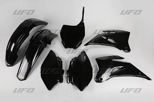 UFO KOMPLET PLASTIKE YAMAHA YZF 250 '06-'09, YZF 450 '06-'09 BOJA CRNA (YA305E001)