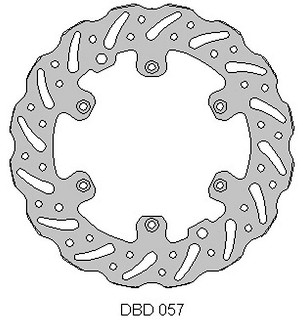 DELTA BRAKING DISK KOČIONI PREDNJI BETA 2T/4T '13-21, WAVE (260X126,5X3MM) (6X6,5MM) (NG1293)