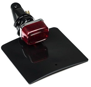 EMGO SVETLO ZADNJA ENDURO CLASSIC SA MONTAŽOM REGISTARSKE TABLICE BOJA CRNA