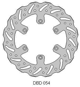 DELTA BRAKING DISK KOČIONI PREDNJI GAS-GAS 125/200/250/300/450 '95-21, WAVE (260X108,2X4MM) (6X6,5MM) (NG731)