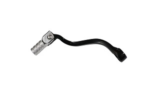 ACCEL ručica menjača KTM SX/EXC 125/200/250/300 '98-'15, SXF250 '13-'15, SXF350 '11-'15, SXF450 '07-'12, EXC200 '01-'16 aluminijumska boja srebrna KOŃCÓWKA crna (LCA4300)