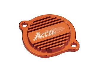 ACCEL POKLOPAC FILTRA ULJA KTM SXF/EXCF 400/450/520/525 '99-'07, SXF/EXCF 250 '06-'12 BOJA NARANDŽASTA
