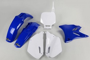 UFO KOMPLET PLASTIKE YAMAHA YZ 85 '02-'14 BOJA OEM (BELA/PLAVA) (YA306E999)