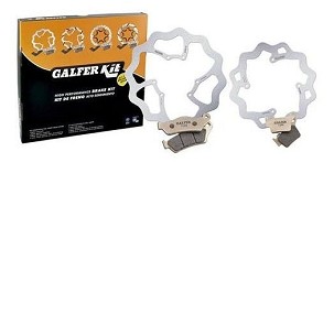 GALFER SET YAMAHA YZ 260F '16-'27; YZ 450F '16-'17; WR 450F '20- (DISKOVI KOČNICA I PLOČICE PREDNJE I ZADNJE) - POGLEDATI DODATNI OPIS