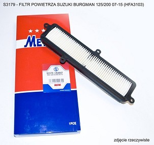 MIW (MEIWA) FILTER VAZDUHA SUZUKI BURGMAN 125/200 07-15 (HFA3103) (50)