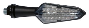 FAR KOMPLET MIGAVACA (2KOM.) BOJA CRNA, LED ALUMINIUM , ZATAMNJENO (21W, 68MM)