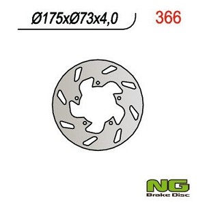 NG DISK KOČIONI PREDNJI/ZADNJI GILERA, PIAGGIO (175X73X4) (5X6,5MM)