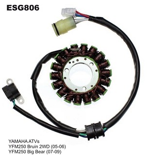 ELECTROSPORT NAMOTAJ ALTERNATORA (STATOR) YAMAHA YFM 250 BIG BEAR (07-09), BRUIN (05-06)