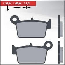 BRENTA PLOČICE KOČIONE KH367 SINTER METAL (ZLATNE) (FT 4101)